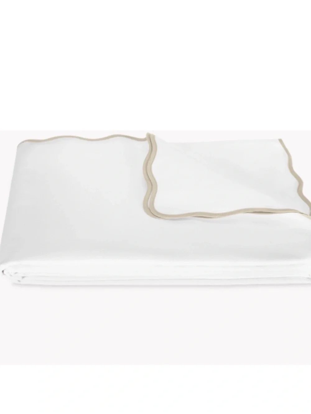 Matouk Camilla Pique by Matouk Full/Queen Duvet  Cover 94x97 - Dune